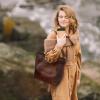 imageIswee Leather Purses for Women Tote Bag Designer Crossbody Bag Womens Shoulder Handbag Satchel Medium Work PursesBrown