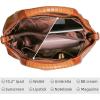 imageIswee Designer Purses Womens Handbags Tote Bags Crossbody Bag with Silk Scarf Long Scarf