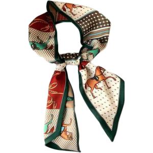 imageIswee Designer Handbags Crossbody Bags Hobo Purse Top Handle Ladies Scarves Purse Silk Scarf for Women