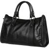 imageIswee Satchel Bags for Women Genuine Shoulder Bag Leather Handbags Hobo Crossbody Bags Vintage Purse Tote BagBlack
