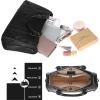 imageIswee Satchel Bags for Women Genuine Shoulder Bag Leather Handbags Hobo Crossbody Bags Vintage Purse Tote BagBlack