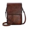 imageIswee Leather Crossbody Bags for Women RFID Blocking Cell Phone Purse Small AntiTheft Zippered with Card slotsCoffee