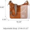 imageIswee Leather Purses for Women Designer Crossbody Bags Zippered MultiPocket Shoulder Handbags with Adjustable Wide StrapGreen