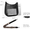 imageIswee Crossbody Bags for Women Genuine Leather Purses Vintage Shoulder Handbags Travel Cross Body Bag with Boho StrapBlack