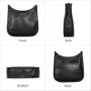 imageIswee Crossbody Bags for Women Genuine Leather Purses Vintage Shoulder Handbags Travel Cross Body Bag with Boho StrapBlack