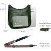 imageIswee Crossbody Bags for Women Genuine Leather Purses Vintage Shoulder Handbags Travel Cross Body Bag with Boho StrapGreen