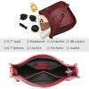 imageIswee Crossbody Bags for Women Genuine Leather Purses Vintage Shoulder Handbags Travel Cross Body Bag with Boho StrapWine