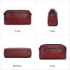 imageIswee Leather Purses for Women Small Cossbody Bags Multi Pockets Shoulder Purse Vintage Satchel Bag Daily Travel PursesWine