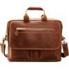 imageIswee Leather Briefcase Fit under 165quot Laptop Tote Shoulder Bag for Men Messenger Satchel Work Case Handbags Crossbody Light Brown Large
