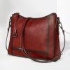 imageIswee Leather Crossbody Bags for Women Shoulder Purse Medium Hobo Genuine Leather Satchel Purses and HandbagsWine