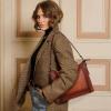 image:imageIswee Leather Crossbody Bags for Women Shoulder Purse Medium Hobo Genuine Leather Satchel Purses and HandbagsPink