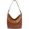 image:imageIswee Hobo Bags for Women Shoulder Handbags Leather Tote Bag and Purses Cross Body Pocketbooks Everyday Work Bag  Leather and Purses Pocketbooks Everyday Work BagBrown
