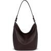 image:imageIswee Hobo Bags for Women Shoulder Handbags Leather Tote Bag and Purses Cross Body Pocketbooks Everyday Work Bag  Leather and Purses Pocketbooks Everyday Work BagCoffee