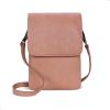 image:imageIswee Leather Crossbody Bags for Women RFID Blocking Cell Phone Purse Small AntiTheft Zippered with Card slotsPink