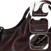 image:imageIswee Genuine Leather Purses for Women Satchel Handbags Crossbody Shoulder Bag Designer Top Handle Bag Hobo Medium Size  Genuine leather Classic Handbag Leather Purse Cross Body BagCoffee