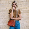 image:imageIswee Crossbody Bags for Women Rfid Travel Medium Leather Purse Shoulder Handbag with Adjustable Strap Multiple PocketsCoffee