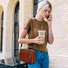 image:imageIswee Crossbody Bags for Women Rfid Travel Medium Leather Purse Shoulder Handbag with Adjustable Strap Multiple PocketsCoffee