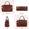 image:imageIswee Genuine Leather Satchel Handbag for Women Purse Shoulder Tote Bag  Brown Purse Soft Leather Shoulder Bag Top Handle Crossbody Handbags Large Capacity Vintage Work Travel Hobo BagsBrown