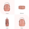 image:imageIswee Small Crossbody Bag for Women Small Leather Shoulder Purse Phone Bag  Designer Satchel Handbags Ladies Pocketbooks with 2 Adjustable Strap 3Way Carry Multipocket Organizer Mini BagCinnamon Pink