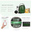 image:imageIswee Small Crossbody Bag for Women Small Leather Shoulder Purse Phone Bag  Designer Satchel Handbags Ladies Pocketbooks with 2 Adjustable Strap 3Way Carry Multipocket Organizer Mini BagGreen