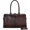 image:imageIswee Genuine Leather Purse Shoulder Bag for Women Satchel Handbag Tote  Large Vintage Leather Cross Body Purses and Handbags Daily Work Travel Tote Bag Satchel HoboCoffee