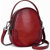 image:imageIswee Small Crossbody Bag for Women Small Leather Shoulder Purse Phone Bag  Designer Satchel Handbags Ladies Pocketbooks with 2 Adjustable Strap 3Way Carry Multipocket Organizer Mini BagWine
