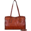 image:imageIswee Genuine Leather Shoulder Bag for Women Purses and Handbags Large ToteBrown