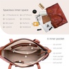image:imageIswee Genuine Leather Shoulder Bag for Women Purses and Handbags Large ToteBrown