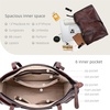 image:imageIswee Genuine Leather Shoulder Bag for Women Purses and Handbags Large ToteCoffee
