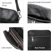 image:imageIswee Leather Crossbody Bag Women Purse and Handbag with Built in WalletBlack