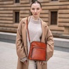 image:imageIswee Leather Crossbody Bag Women Purse and Handbag with Built in WalletBrown
