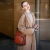 image:imageIswee Leather Crossbody Bag Women Purse and Handbag with Built in WalletLight Brown