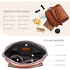 image:imageIswee Leather Crossbody Bag Women Purse and Handbag with Built in WalletLight Brown