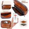 image:imageIswee Leather Crossbody Bag Women Purse and Handbag with Built in WalletLight Brown