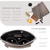 image:imageIswee Leather Crossbody Bag Women Purse and Handbag with Built in WalletLight Grey