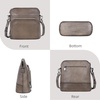 image:imageIswee Leather Crossbody Bag Women Purse and Handbag with Built in WalletLight Grey