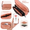 image:imageIswee Leather Crossbody Bag Women Purse and Handbag with Built in WalletPink