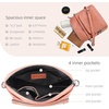 image:imageIswee Leather Crossbody Bag Women Purse and Handbag with Built in WalletPink