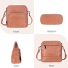 image:imageIswee Leather Crossbody Bag Women Purse and Handbag with Built in WalletPink