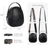 image:imageIswee Small Crossbody Bag for Women Small Leather Shoulder Purse Phone BagBlack