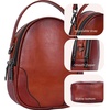 image:imageIswee Small Crossbody Bag for Women Small Leather Shoulder Purse Phone BagBrown