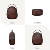 image:imageIswee Small Crossbody Bag for Women Small Leather Shoulder Purse Phone BagCoffee