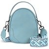 image:imageIswee Small Crossbody Bag for Women Small Leather Shoulder Purse Phone BagLight Blue