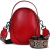 image:imageIswee Small Crossbody Bag for Women Small Leather Shoulder Purse Phone BagRed