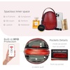 image:imageIswee Small Crossbody Bag for Women Small Leather Shoulder Purse Phone BagWine
