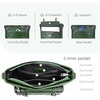 image:imageIswee Soft Leather Crossbody Bags for Women Shoulder Handbags Multi PocketsGreen