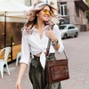 image:imageIswee Soft Leather Crossbody Bags for Women Shoulder Handbags Multi PocketsGreen