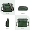 image:imageIswee Soft Leather Crossbody Bags for Women Shoulder Handbags Multi PocketsGreen