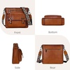 image:imageIswee Soft Leather Crossbody Bags for Women Shoulder Handbags Multi PocketsLight Gray