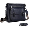 image:imageIswee Soft Leather Crossbody Bags for Women Shoulder Handbags Multi PocketsNavy Blue